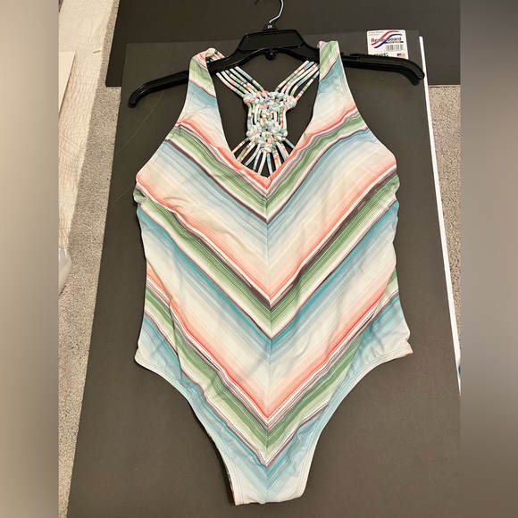 Jantzen Other - Jantzen One-Piece Swimsuit size 16 NWT Tummy Control